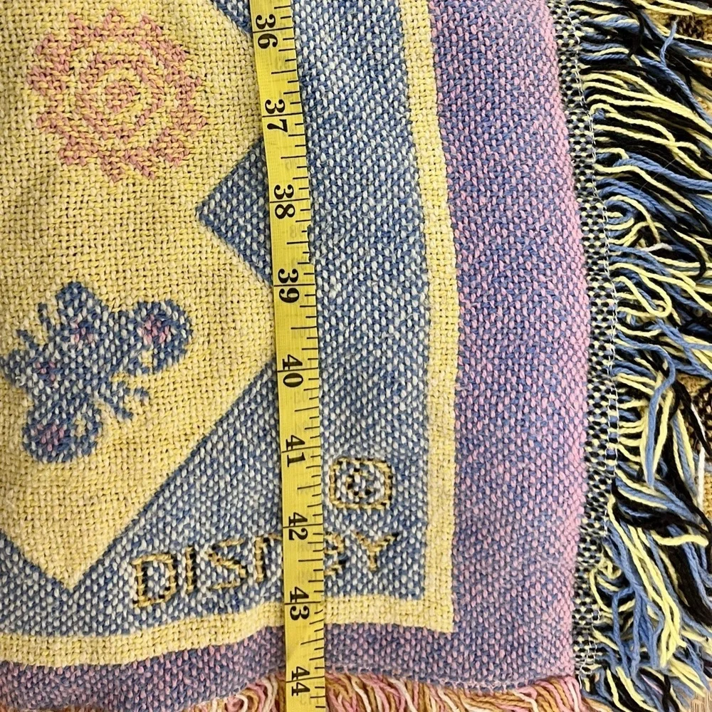Vintage Disney Lion King Cub Simba Throw Blanket Tapestry Pastel Colors